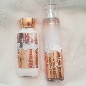 Snowflakes & Cashmere lotion and body spray